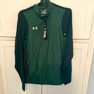 Men’s under armour zip up sweater sz M new with tag